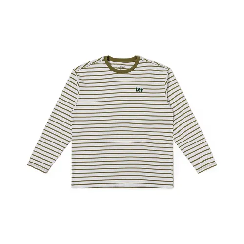 Lee Оливково-зеленая унисекс футболка