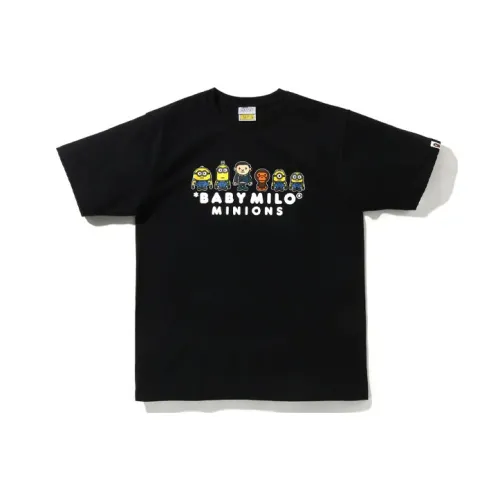 A BATHING APE Bape® X Minions Черная Мужская T-Рубашка