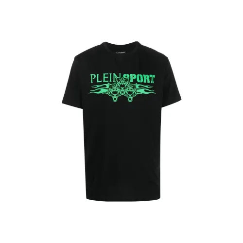 PLEIN SPORT Мужская черная футболка