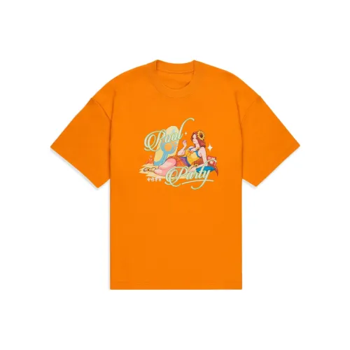 Т-рубашка с подкладкой унисекс осенняя цвет мандарин