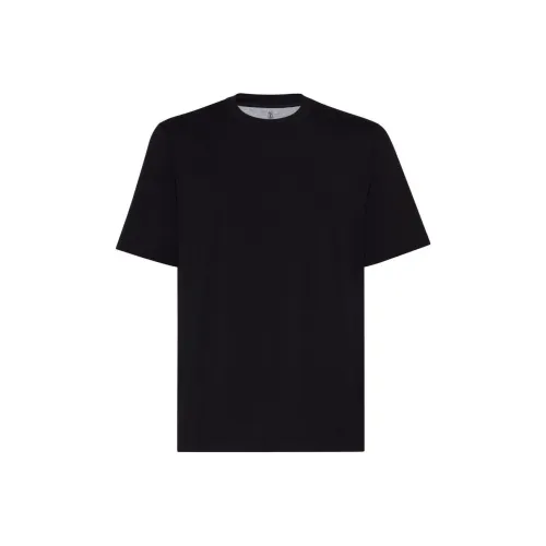 BRUNELLO CUCINELLI Черные Мужские Рубашки