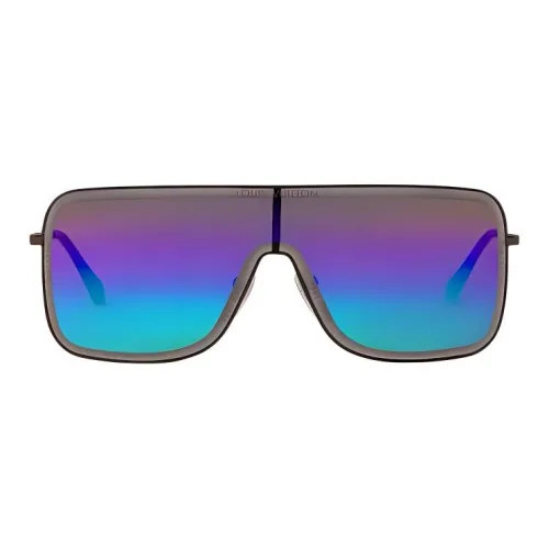 LOUIS VUITTON Металл Ацетат Металла Parts Квадрат Солнцезащитные очки Мужской Черный