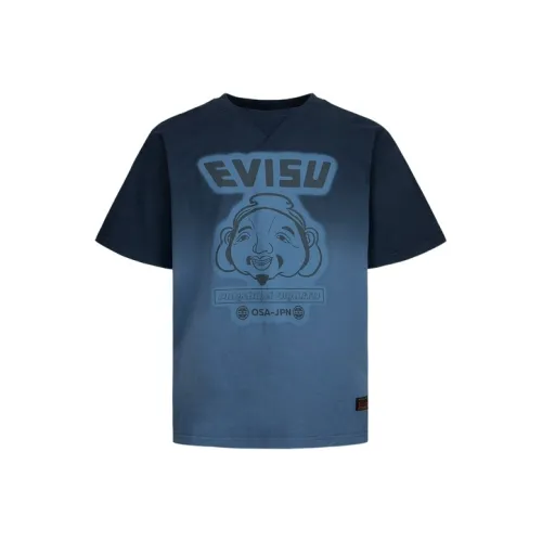 EVISU Темно-синие мужские футболки