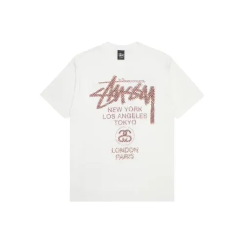 Stussy Белый Мужской T-Рубашки