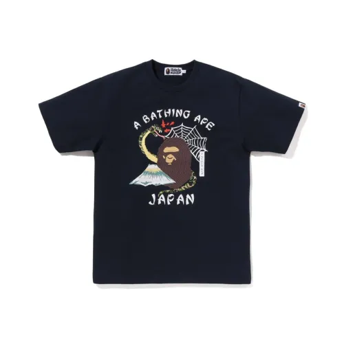A BATHING APE SS23 Ape Man Manufactured Series T Рубашка Мужская
