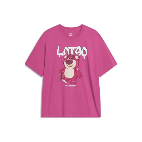 LINING Розово-фиолетовый Унисекс Т-рубашки