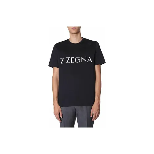 Zzegna Черные Мужские T-Рубашки