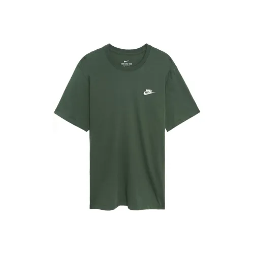 Nike Армейский зеленый Мужской T-рубашки