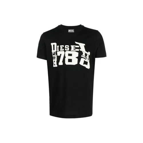 DIESEL Мужские черные T-рубашки