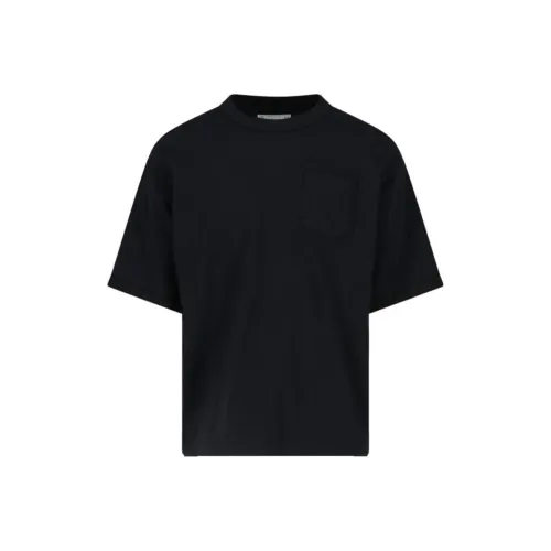 Sacai совместная линия Синяя Мужская T-рубашка