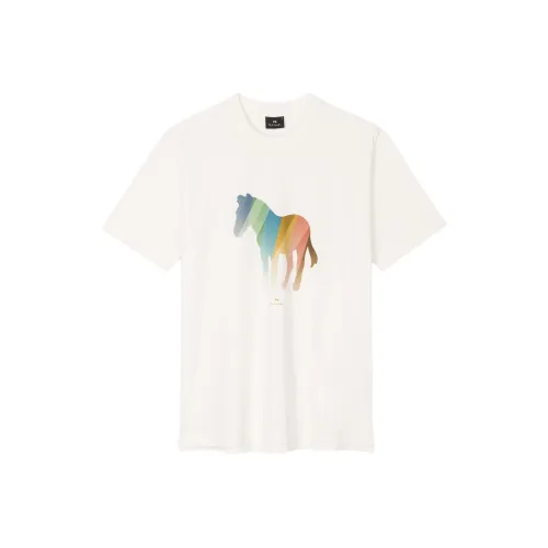 Paul Smith SS24 T Рубашка Мужская Белая