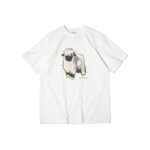 BASIC MATCH Белая Унисекс Футболка