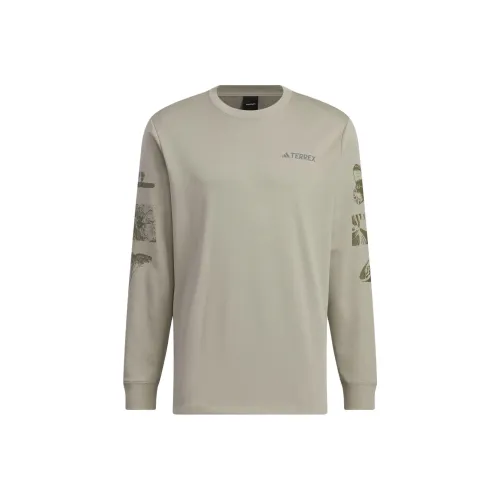 Adidas x NATIONAL GEOGRAPHIC Т-рубашка Мужская Pebble Серебристо-серый