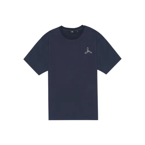 LI NING 1990 T Рубашка Мужская Сумеречный Индиго