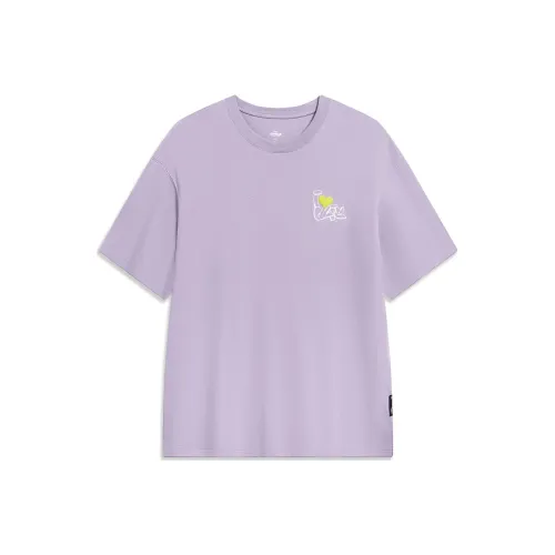 Т-рубашка с подкладкой унисекс дымчато-серый розово-фиолетовый