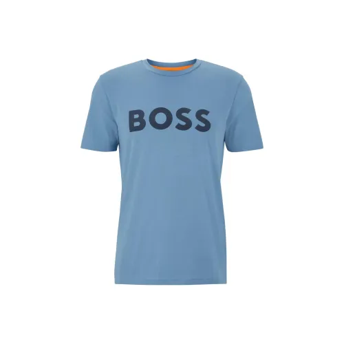 Hugo Boss SS23 T Рубашка Мужская Синяя