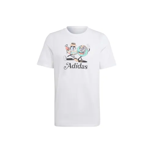 Adidas Originals ENJOY GRAPHIC T-Shirt Мужская Белая