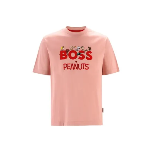HUGO BOSS Розовая унисекс футболка