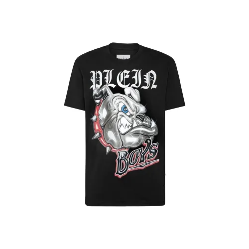 PHILIPP PLEIN Мужские черные рубашки T