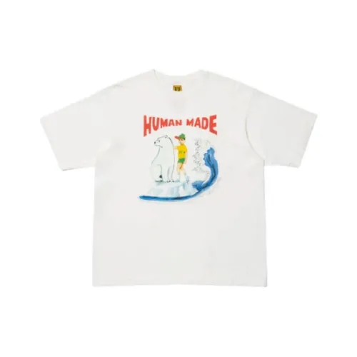 HUMAN MADE Белая унисекс футболка