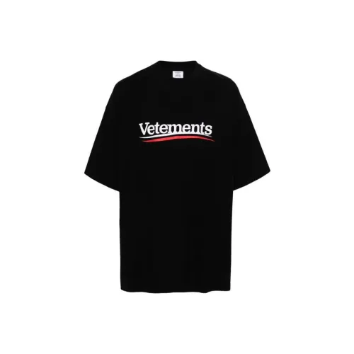Vetements Черные Мужские T-Рубашки