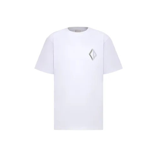 DIOR Белая Мужская T-Рубашка