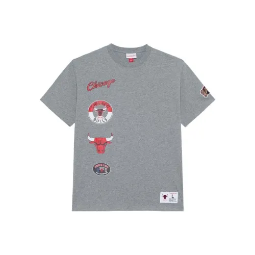 MITCHELL NESS T-Shirt Унисекс Серый