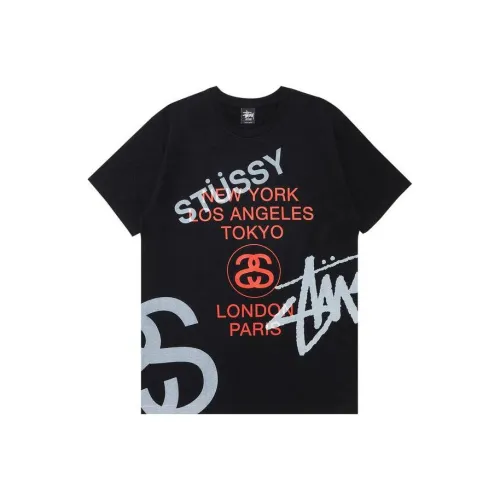 Stussy Черные Мужские T-Рубашки