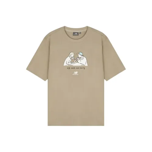 New Balance совместный бренд Centered Living T-рубашка унисекс хаки