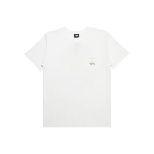 Stussy Белый Мужской T-Рубашки