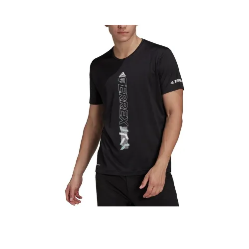 Adidas Мужские черные футболки