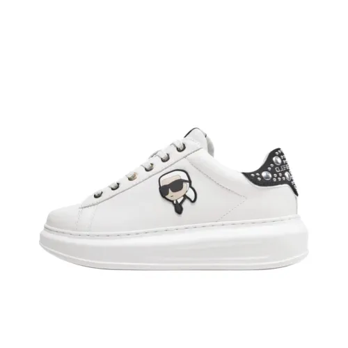 Karl Lagerfeld Низкий топ Повседневная обувь Женская Белая