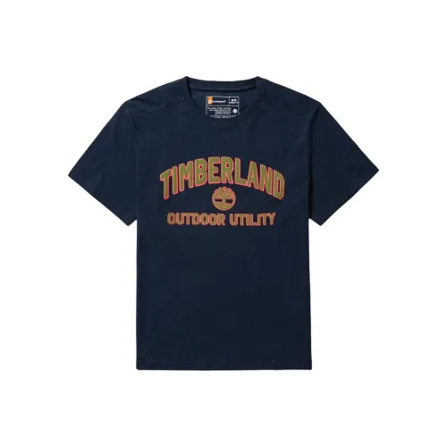 Timberland T-Shirt Мужской Темно-сапфировый