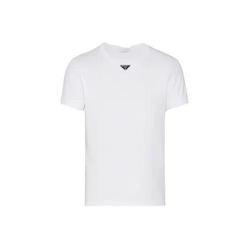 PRADA Белые Мужские T-рубашки
