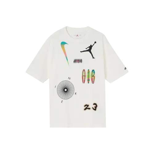 Джордан Белый Мужская Футболка