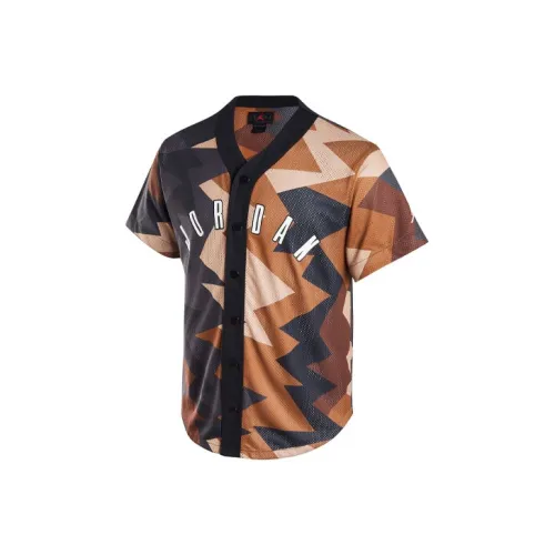 JORDAN Коричневый Мужской T-рубашки