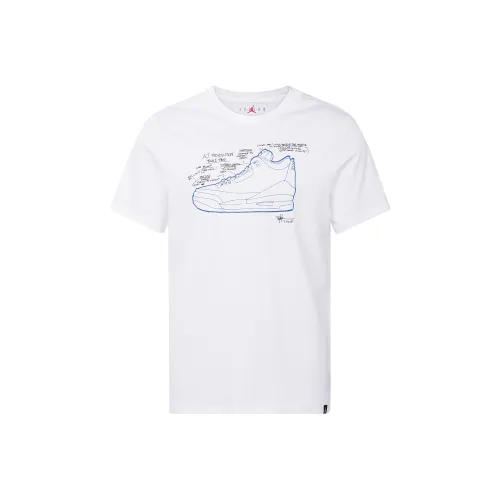 Джордан Белый Мужская Футболка