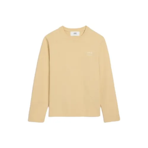 AMIPARIS SS24 T-Shirt Унисекс Кремовый