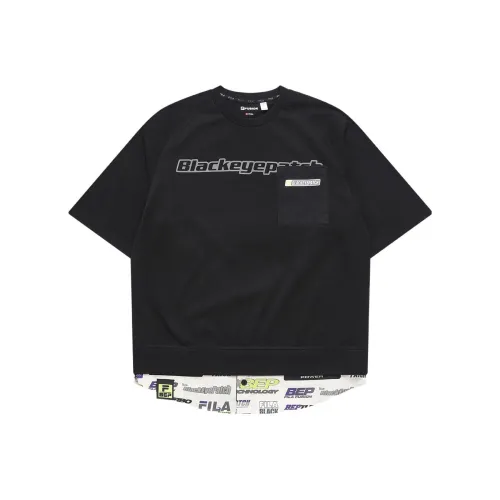 FILA FUSION FILA FUSION SS23 новая кроссоверная серия T-рубашка мужская глубокий черный