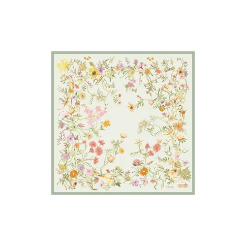 WENSLI Шарфы из тутового шелка Унисекс