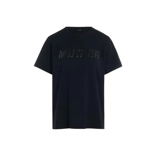 Mugler Черная Унисекс Футболка