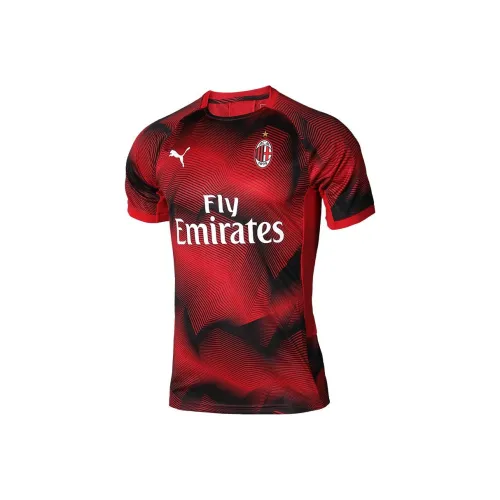 PUMA AC MILAN Спортивная футболка Мужская Оранжевая Черная