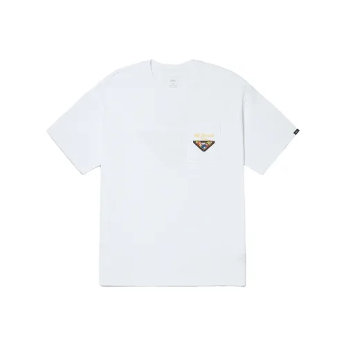 VANS Snooker Белый Мужской T-Рубашки