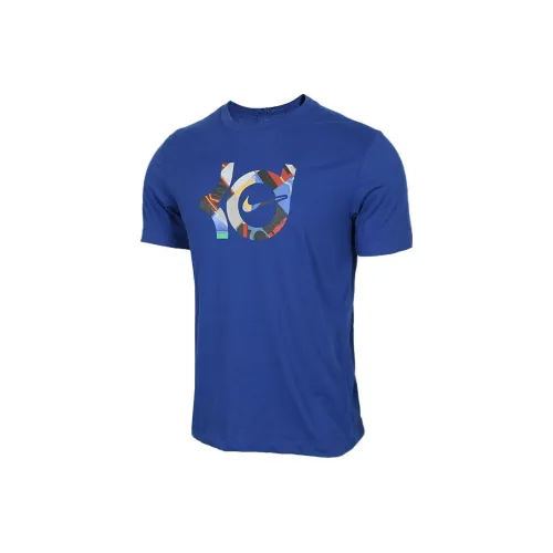 Nike Blue Men's T-Shirts Найк Синий Мужские Футболки