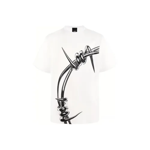 YLDP Белая унисекс футболка