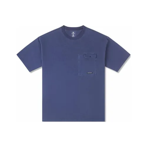 Конверс Фиолетово-Синие Мужские T-Рубашки