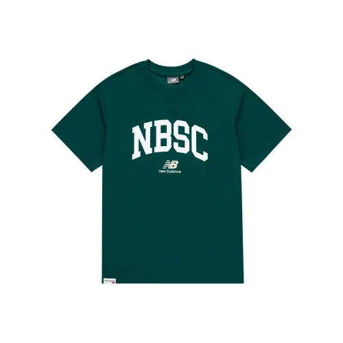New Balance совместная линия Зеленая Мужская T-рубашка