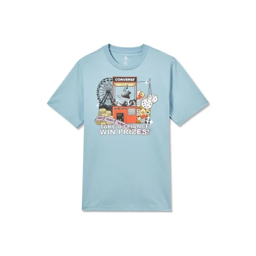 Конверс Синий Мужской T-Рубашки
