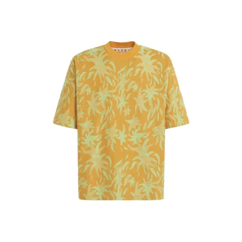 MARNI X NO VACANCY INN Co Бренд Оранжевые Мужские T-Рубашки