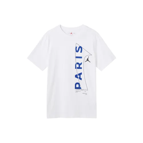 Jordan Paris Saint Germain T-Shirt Мужская Белая